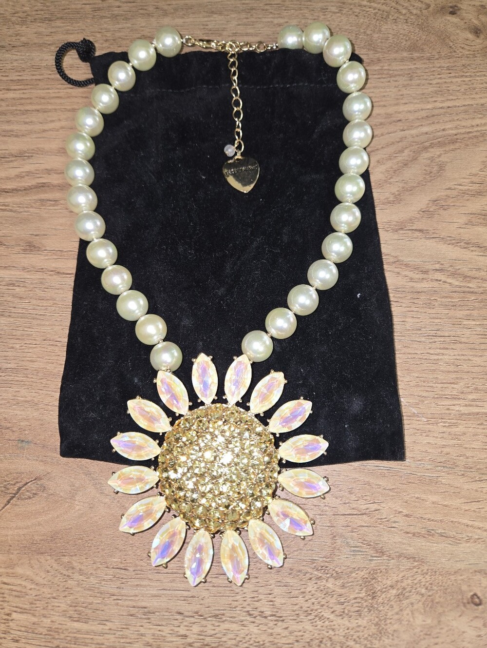 Betsey Johnson Sunflower Necklace